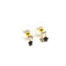 Boucles-dOreilles-Double-Perles-Notes-de-Musique-Strass-Dore-Noir-et-Perle-Blanche