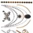 Planche-Tattoo-Tatouage-Ephemere-Metallique-Body-Art-Colliers-Argent-Or-Noir