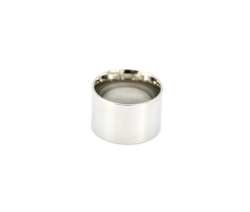 Bague-Anneau-Large-Pouce-Acier-Argente