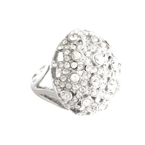 Bague-Dome-Quadrille-Strass-Chic-Argente