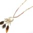 Sautoir-Collier-Pendentif-Cercle-Ethnique-Ailes-dAnge-Metal-et-Plumes-Beige