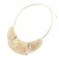 Collier-Plastron-Pendentif-Demi-Lune-Ornee-de-Perles-et-Boules-Beige