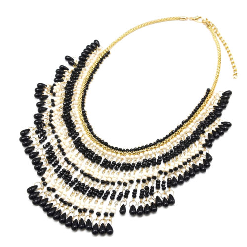 Collier-Plastron-Oriental-Cascade-de-Perles-NoirBeige