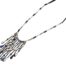 Sautoir-Collier-Cordon-Perles-Brillantes-avec-Cascade-de-Perles-Argente-Bleu-Nuit