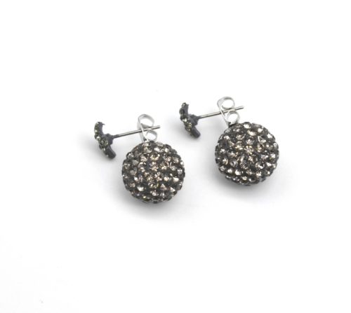 Boucles-dOreilles-Petit-Noeud-Papillon-et-Boule-Strass-Gris