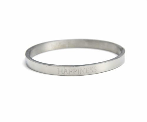 Bracelet-Jonc-Moyen-Acier-Argente-avec-Message-Happiness