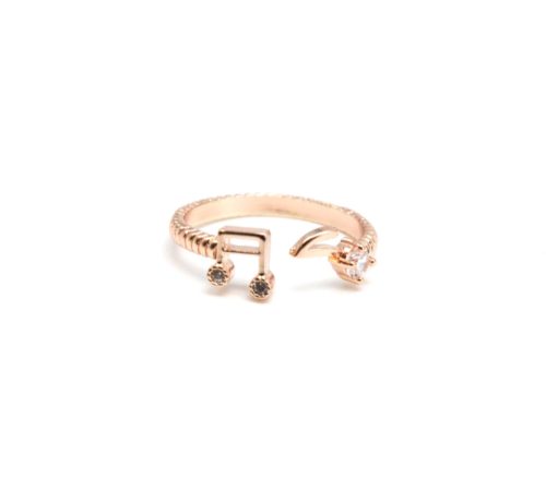 Bague-Phalange-Notes-Musique-Metal-Or-Rose-et-Pierres-Zirconium