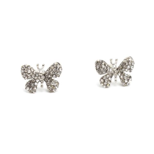 Boucles-dOreilles-Papillon-Strass-Argente