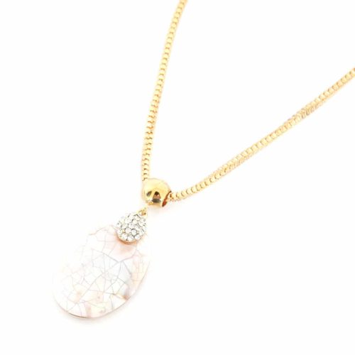 Collier-Pendentif-Ovale-Nacre-et-Strass-Dore