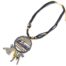 Collier-Multi-Cordons-Pendentif-Cercle-Macrame-avec-Pierres-et-Perles-Assorties-Charms-Ethnique-Gris