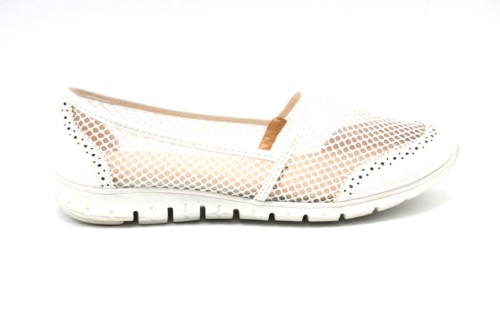 Espadrilles-Vernies-Perforees-Surpiqures-avec-Maille-Resille-et-Semelle-Compensee