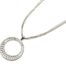 Sautoir-Collier-Pendentif-Double-Cercles-Contour-Strass-Pierres-et-Metal-Argente