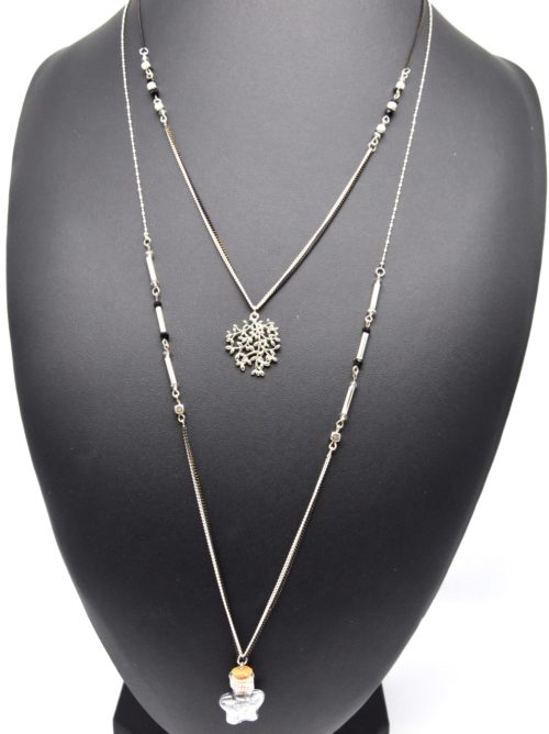 Sautoir-Collier-Double-avec-Perles-Arbre-de-Vie-Metal-Argente-et-Bouteille-Etoile-Paillettes