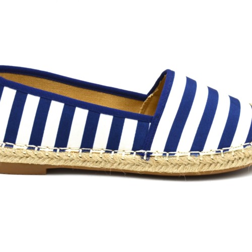 Espadrilles-Rayures-Bicolore-avec-Bout-et-Semelle-Effet-Paille