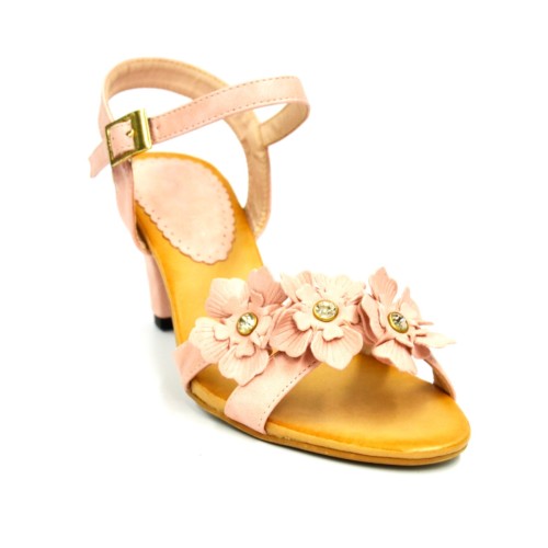 Sandales-Nu-Pieds-Talon-avec-Brides-Croisees-Ornees-de-3-Fleurs-Simili-Cuir