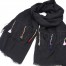 Foulard-Long-Automne-Hiver-Noir-avec-Fils-Ethnique-Perles-et-Pompons-Multicolore