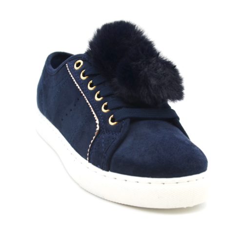 Basketballs-bass-Tennis-sneakers-effect-suede-Uni-with-pompoms-ball-fur