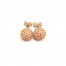 Boucles-dOreilles-Petit-Noeud-Papillon-et-Boule-Strass-Champagne