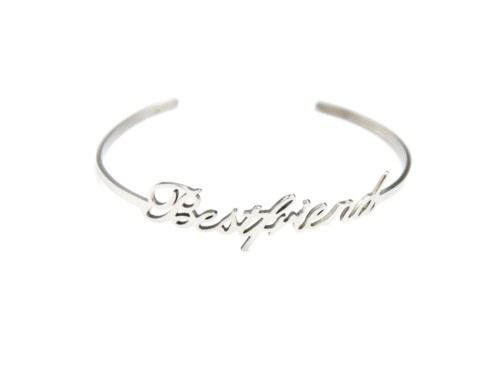 Bracelet-Jonc-Fin-Ouvert-avec-Message-Bestfriend-Acier-Argente