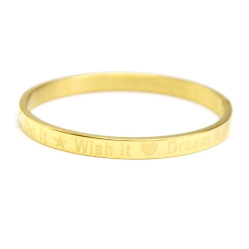 Bracelet-Jonc-Moyen-Acier-Dore-avec-Message-Do-it-Wish-it-Dream-it