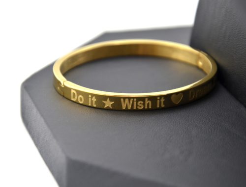 Bracelet-Jonc-Moyen-Acier-Dore-avec-Message-Do-it-Wish-it-Dream-it