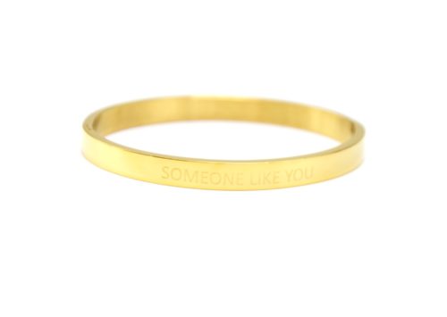 Bracelet-Jonc-Moyen-Acier-Dore-avec-Message-Someone-Like-You