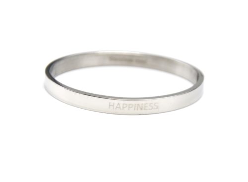 Bracelet-Jonc-Moyen-Acier-Argente-avec-Message-Happiness