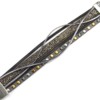 Bracelet-Manchette-Multi-Rangs-Simili-Cuir-Gris-avec-Perles-Rocaille-et-Gros-Clous-Tricolore