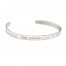 Bracelet-Jonc-Fin-Ouvert-Acier-Argente-avec-Message-Learn-Live-Hope