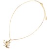 Collier-Fine-Chaine-et-Pendentif-Fee-Clochette-Metal-Strass-Dore