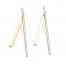 Boucles-dOreilles-Double-Barres-Metal-Mat-Argente-Dore