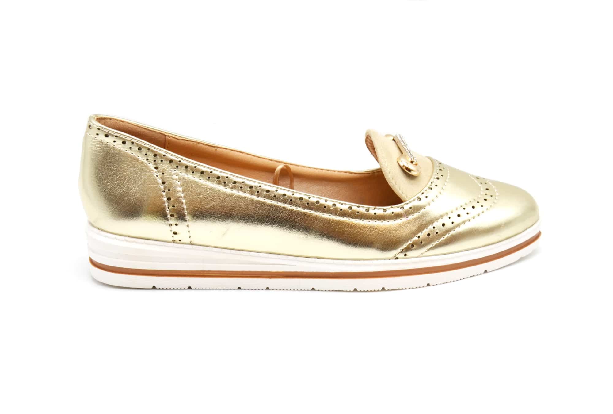 SHP103 Mocassins Slippers Simili Cuir Perfor Effet M tallis