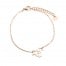 Bracelet-Fine-Chaine-avec-Charm-Triple-Etoiles-Acier-Or-Rose