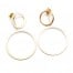 Boucles-dOreilles-Traversantes-Double-Cercles-Ouverts-Metal-Dore