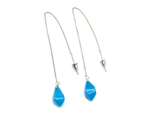 Boucles-dOreilles-Fine-Chaine-Metal-Argente-et-Pierre-Bleue