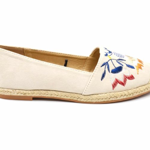 Espadrilles-Effet-Daim-Beige-avec-Motif-Attrape-Reves-Ethnique-Bout-et-Semelle-Paille