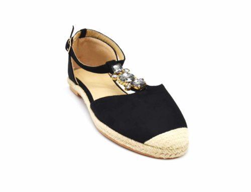 Espadrilles-Effet-Daim-Noir-avec-Bride-Cheville-Multi-Pierres-Grises-et-Semelle-Paille