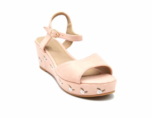 Sandales-a-Talon-Compense-Effet-Daim-Rose-avec-Broderie-Fleurs-et-Bride