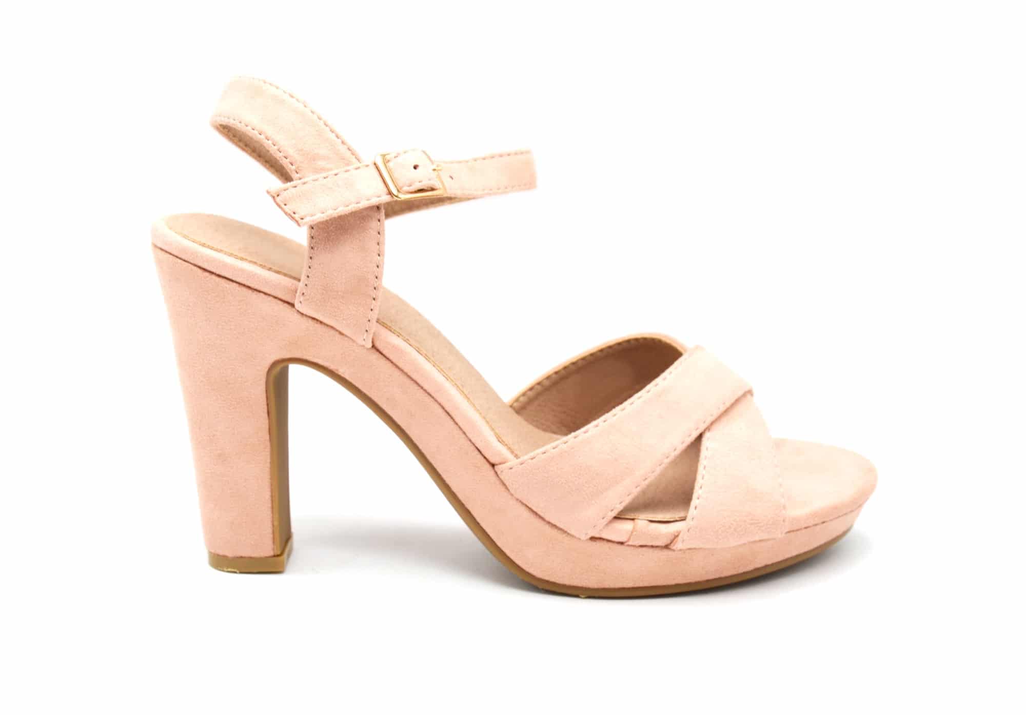 Sandale talon online carré 5 cm