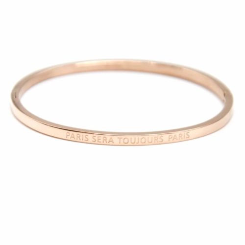 Bracelet-Jonc-Fin-Acier-Or-Rose-avec-Message-Paris-Sera-Toujours-Paris