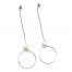 Boucles-dOreilles-Chaine-avec-Perle-Ecru-et-Cercle-Contour-Metal-Argente