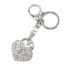 Porte-Cles-Bijou-de-Sac-Cadenas-Coeur-Strass-avec-Cle-Metal-Argente