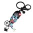 Porte-Cles-Bijou-de-Sac-Poupee-Kimono-Japonais-Email-Turquoise-avec-Panda-et-Multi-Charms