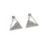 Boucles-dOreilles-Triangle-Contour-Metal-Torsade-Argente-avec-Moitie-Strass