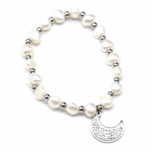 Bracelet-Elastique-Perles-dEau-Douce-et-Boules-avec-Charm-Lune-Acier-Argente-et-Strass