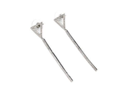 Boucles-dOreilles-Pendantes-avec-Triangle-Inverse-et-Barre-Strass-Zirconium-Metal-Argente