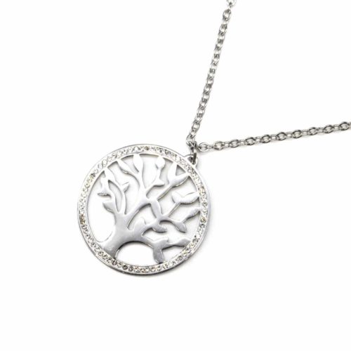 Collier-Fine-Chaine-Pendentif-Arbre-de-Vie-Acier-Argente-et-Contour-Cercle-Strass