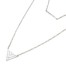 Collier-Double-Chaine-avec-Pendentifs-Barre-et-Triangle-Ajoure-Acier-Argente