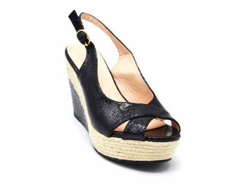 Sandales-Espadrilles-Plateforme-Compensee-Tressee-avec-Brides-Croisees-Effet-Graine-Noir