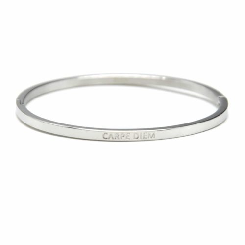 Bracelet-Jonc-Fin-Acier-Argente-avec-Message-Carpe-Diem